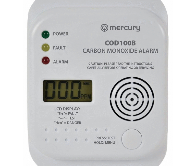 Carbon monoxide poisoning or fire!